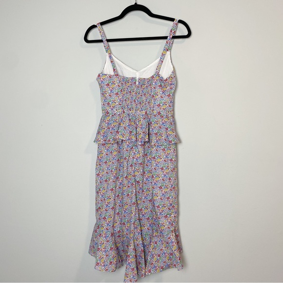 J. Crew Liberty Floral Cotton Sosi Ruffle Dress - Picture 7 of 10